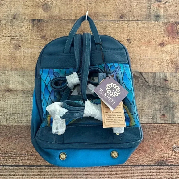 NWT Sukriti Kolkata Handbag Collection One Of A Kind Hand painted- Leather - Picture 4 of 11